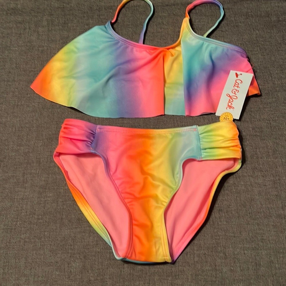 Cat & Jack - Rainbow bikini bathing suit